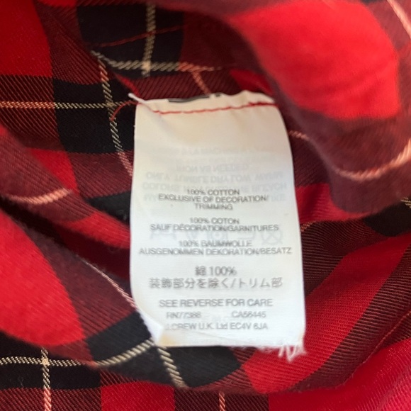 Madewell Embroidered Central Shirt on Red Dahl Plaid - Picture 11 of 11